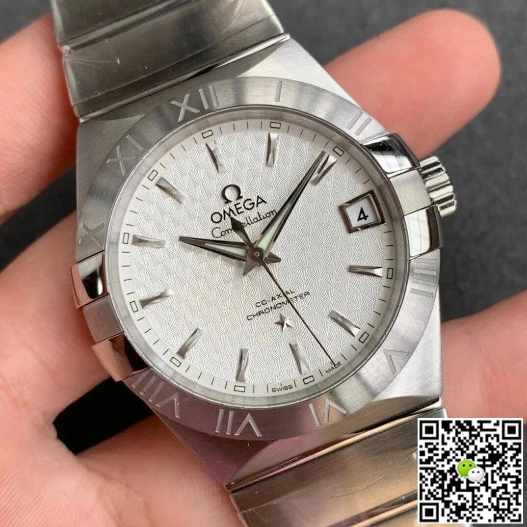 Omega Constellation 123.10.38.21.02.004 VS Factory 1:1 Best Edition Replica Watch White Dial